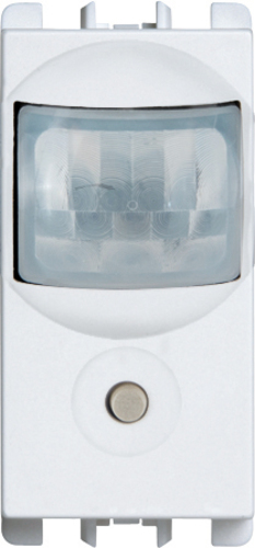 Sensore IR con simulatore di presenza, 230Vac 6A, 1 modulo, Nea, bianco