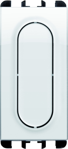 Ronzatore, 1 modulo, 12Vac, Nea, bianco ghiaccio