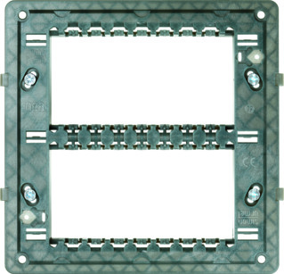 4+4 modules mounting bracket with screws for 4+4 modules embedding boxes