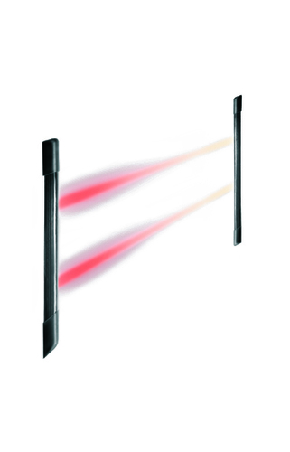 Barriera ad infrarosso attivo, multiplexata a 2 raggi, da esterno, 1061, 1067 e 1068