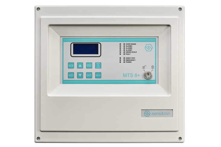 Centrale di rilevazione gas Multiscan ad 8 ingressi espandibile ...