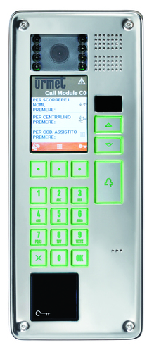 Digital call module with keyboard and display, Elekta Steel, 2Voice