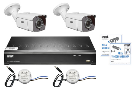 AHD KIT, HVR 8CH, Building&Retail ECO cameras, varifocal lens