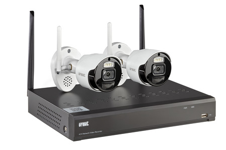 KIT IP WiFi, NVR 8CH, Telecamere WiFi, 2M con effetto deterrenz ...