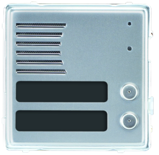 Frontale per posto esterno audio, 2 pulsanti, Sinthesi S2