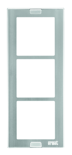 Cornice coprifilomuro con telaio, 3 moduli, Sinthesi S2