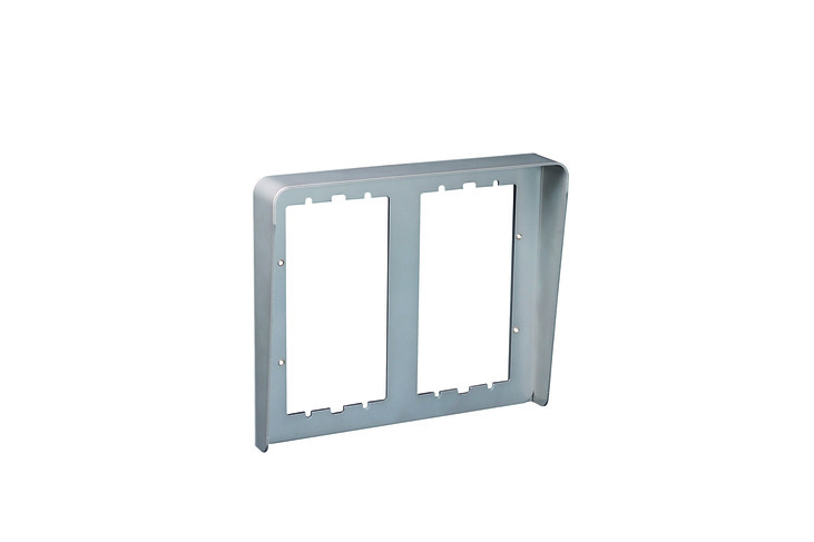 Visiera antipioggia, Sinthesi Steel, 2 file 4 moduli