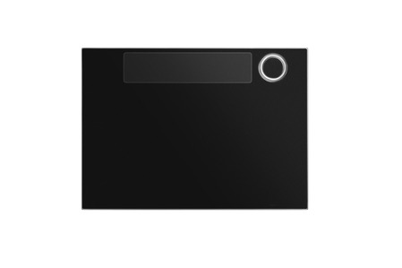 1-button front panel, Alpha, black