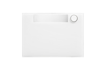 1-button front panel, Alpha, white