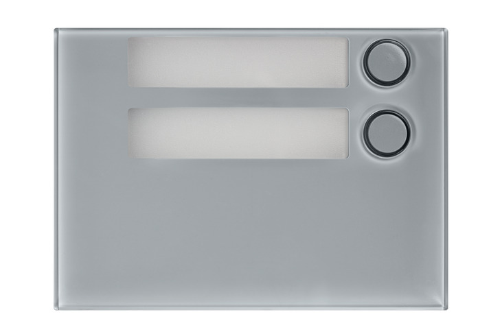 Frontale 2 pulsanti, Alpha, grigio