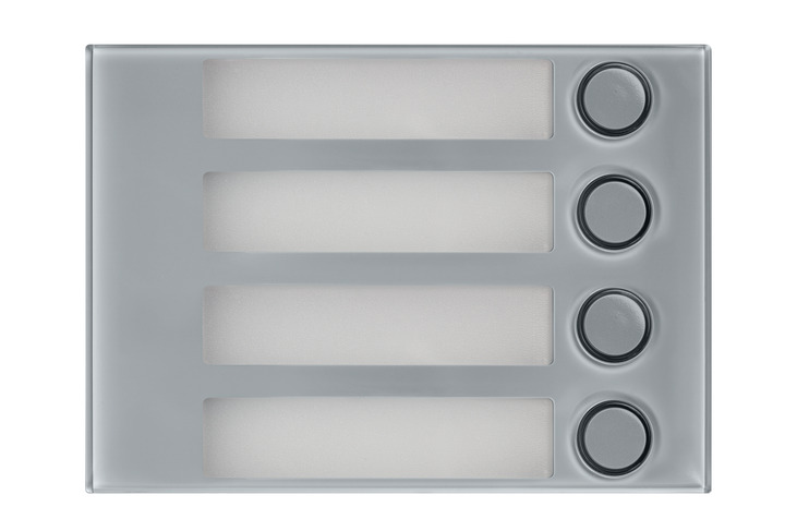 Frontale 4 pulsanti, Alpha, grigio