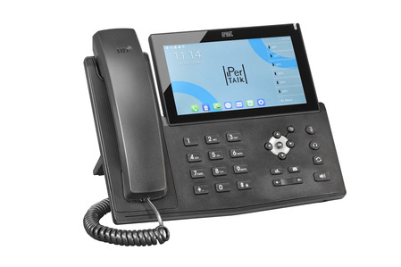 Videotelefono U.Talk Touch 7", sistema IP, standard SIP, Android 9.0, con 112 tasti memoria e campo lampade su display touch