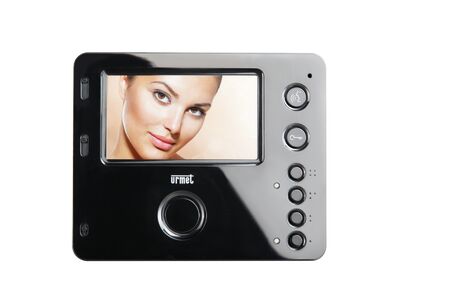 Mìro hands-free video door phone, black, 4.3” display, with built-in Yokis transmitter, 2voice system