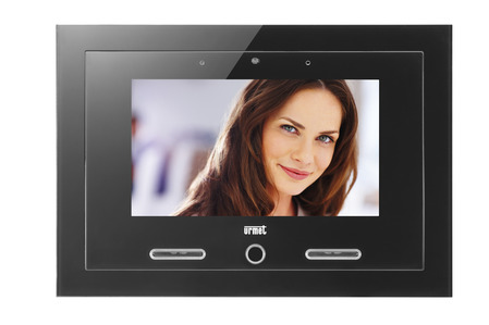 VOG7 7” touchscreen video door phone for 2Voice system, black