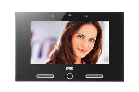 VOG7 7” touchscreen video door phone for 2Voice system, black