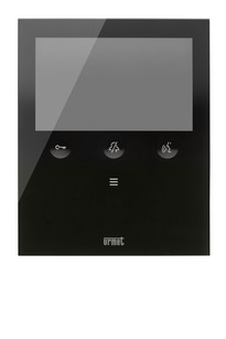 Black IP VOG5+ hands free video door phone with 5” display for IPerCom system