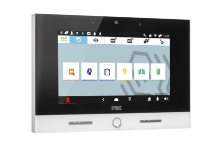 Videocitofono VOG7, 7" touchscreen, sistema IP, bianco
