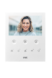 VOG5 hands-free video door phone, white, 5” display, 2Voice system