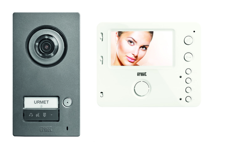 One-family kit with Mikra2 and Mìro handsfree video doorphone, 2Voice