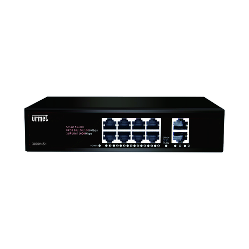 8 x 10/100/1000Mbps PoE + 2 x 10/100/1000Mbps BACKBONE series  switch