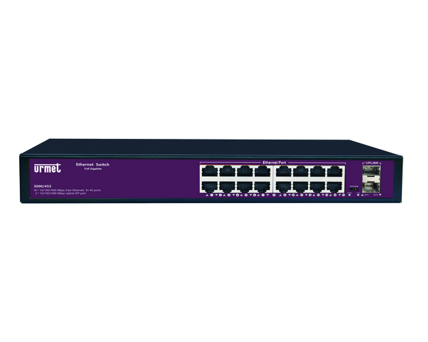 16 x 10/100/1000Mbps + 2 x SFP BACKBONE series switch