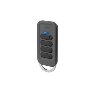 Keyring independent Design series 4-button remote control for Yokis UP Zigbee system, anthracite colour