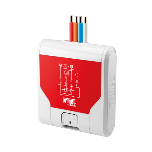 Flush-mounted time-controlled 300W electronic dimmer module for UP Radio system, with neutral wire