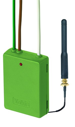 Trasmettitore a 2 canali indipendenti, sistema Radio Power, ad incasso, con antenna esterna