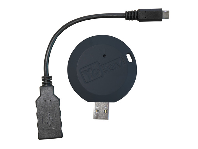 Interfaccia USB/radio YOKEY sistema Radio Power, per la programmazione dei dispositivi via tablet tramite app YokisPRO